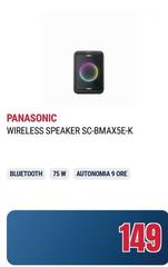 Panasonic - Wireless Speaker Sc-bmax5e-k