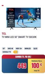 TCL - Tv Mini Led 50