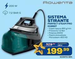 Rowenta - Sistema Stirante Perfect Steam Pro DG8627
