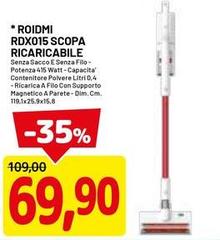 RDX01S Scopa Ricaricabile