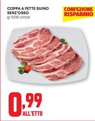 Coppa A Fette Suino Senz'osso