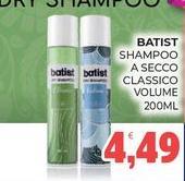 Batist - Shampoo A Secco Classico Volume