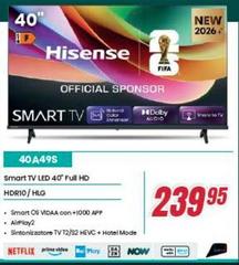Hisense - Smart Tv Led 40