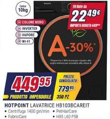 Hotpoint - Lavatrice HB103BCAREIT