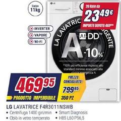 LG - Lavatrice F4R3011NSWB
