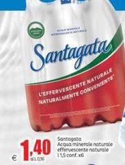 Santagata - Acqua Minerale Naturale Effervescente Naturale
