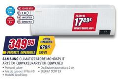 Samsung - Climatizzatore Monosplit AR12TXHQBWKXEU+A12TXHQBWKNEU