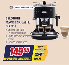 De Longhi - Macchina Caffe' Eco311