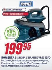 Rowenta - Sistema Stirante VR9043F0