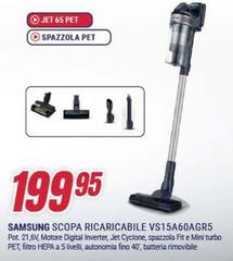 Samsung - Scopa Ricaricabile Vs15a60agr5