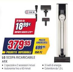 LG - Scopa Ricaricabile A9X