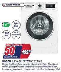 Bosch - Lavatrice WAN28219IT