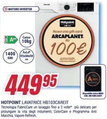 Hotpoint - Lavatrice HB103CAREIT