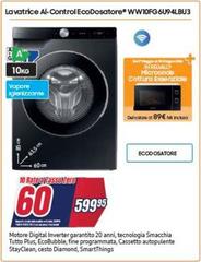 Samsung - Lavatrice AI Control Ecodosatore WW10FGU94LBU3