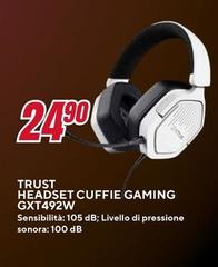 Trust - Headset Cuffie Gaming Gxt492w