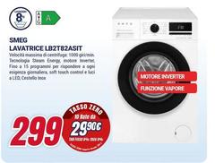 Smeg - LB2T82ASTIT lavatrice Libera installazione 8,523 L E Argento