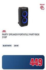 Jbl - Party Speaker Portatile Partybox 310P