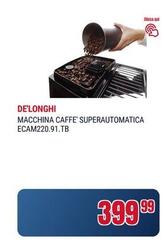 Macchina Caffe' Superautomatica ECAM220.91.TB