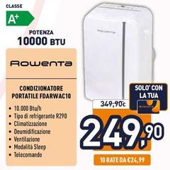 Rowenta - Condizionatore Portatile FDARWAC10