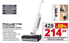 Rowenta - Aspirapolvere + Lavapavimenti GZ7035