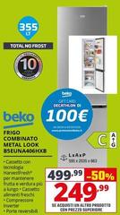 Beko - Frigo Combinato Metal Look B5EUNA406HXB