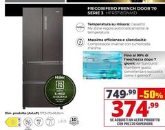 Haier - Frigorifero Door 70 Serie 3 HFR3718DNMD 