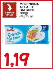 Balconi - Merendina Al Latte