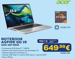 Acer - Notebook Aspire Go 15 Agis-42p-r8q9