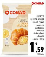 Conad - Cornetti Di Pasta Sfoglia Farciti