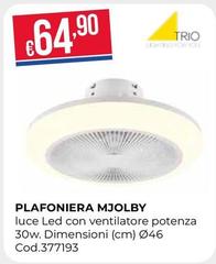 Plafoniera Mjolby