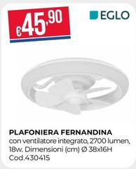 Eglo - Plafoniera Fernandina