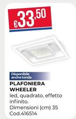 Plafoniera Wheeler