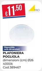 Plafoniera Pogliola