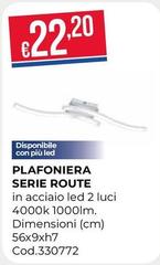 Plafoniera Serle Route