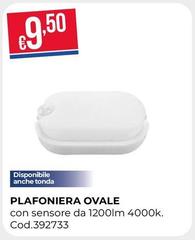 Plafoniera Ovale
