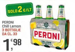 Peroni - Chill Lemon 3 Bottiglie