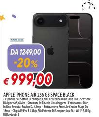Apple - iPhone Air 256GB Space Black