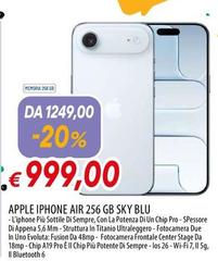 Apple - Iphone Air 256 GB Blu