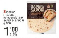 Saper di sapori - Piadine Fresche Romagnole I.G.P.
