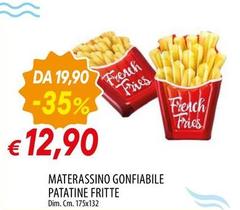 Materassino Gonfiabile Patatine Fritte