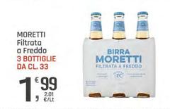 Moretti - Filtrata A Freddo 3 Bottiglie Da Cl. 33
