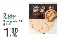 Saper di sapori - Piadine Fresche Romagnole I.G.P.