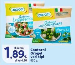 Orogel - Contorni