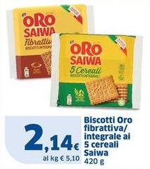 Oro Saiwa - Biscotti Oro Fibrattiva