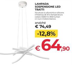 Lampada Sospensione Led Tratti