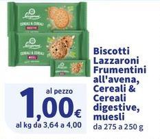 Lazzaroni - Biscotti Frumentini All'Avena