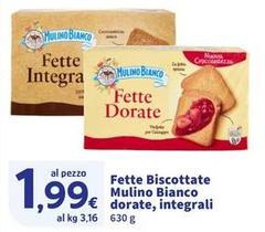 Mulino Bianco - Fette Biscottate Dorate