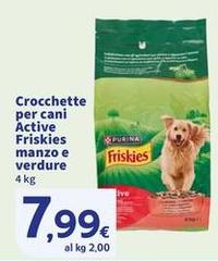 Purina - Crocchette Per Cani Active Friskies Manzo E Verdure