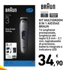 Braun - Kit Multigroom 8 In 1 A103540
