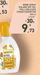 Conad - BIMBI SPRAY SOLARE SPF 50+ PE LLÍ DELICATE